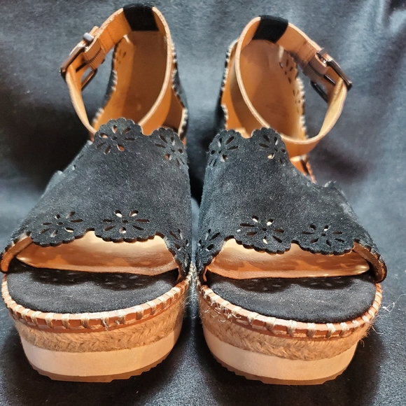 Crown Vintage Espadrille Wedges - Womens Sz 9 - Picture 8 of 9